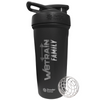 W8TRAIN FAMILY Black Strada™ Insulated Stainless Steel Lock Top Shaker Cup