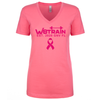 Ladies Breast Cancer Awareness V-Neck (Donation Included in Price)