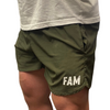 W8TRAIN FAM Shorts
