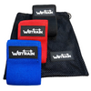 w8train hip bands 3 pack of red, black and blue